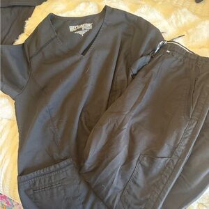Grey's Anatomy Classic Black Scrub Ensemble